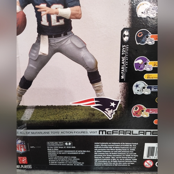 Tom Brady McFarlane 2008 Patriots NFL Football Collector Figure 🏈 - Picture 4 of 7